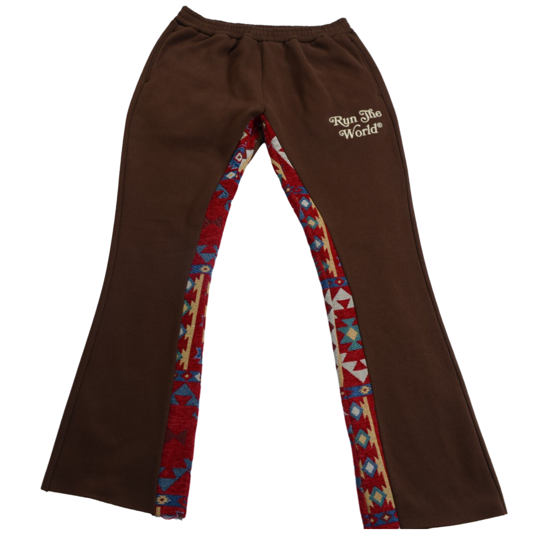 Flare Sweats- Brown