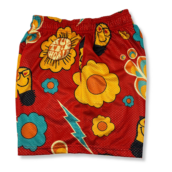 B.L.A.C.K is Beautiful Shorts- Shellheart Red