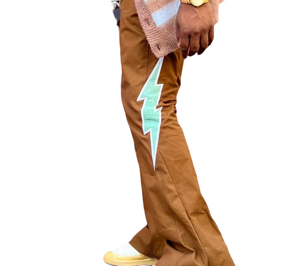 B.L.A.C.K. Flare Pants- Walnut