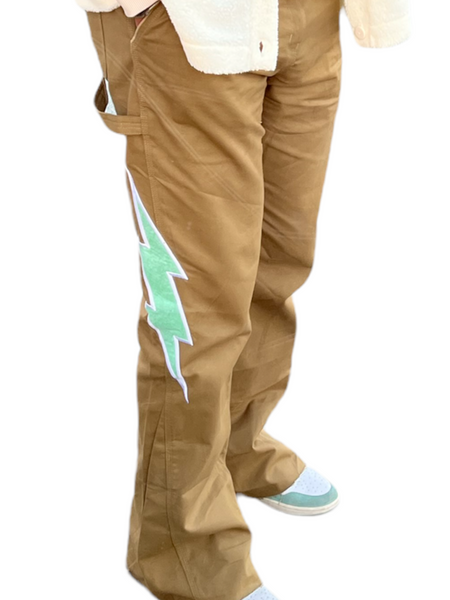 B.L.A.C.K. Flare Pants- Olive